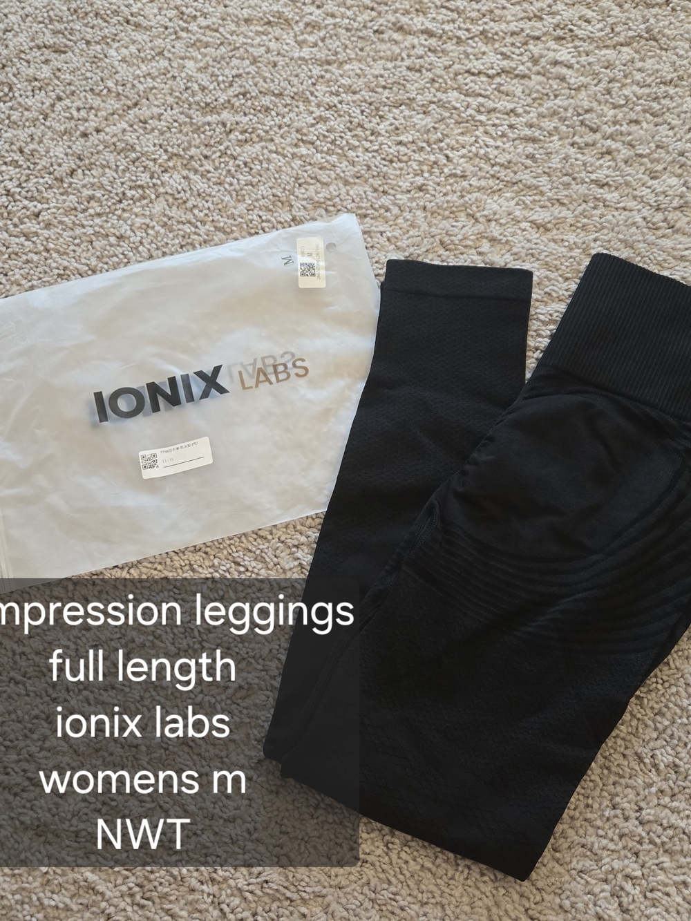 Black Compression Full-Length Leggings